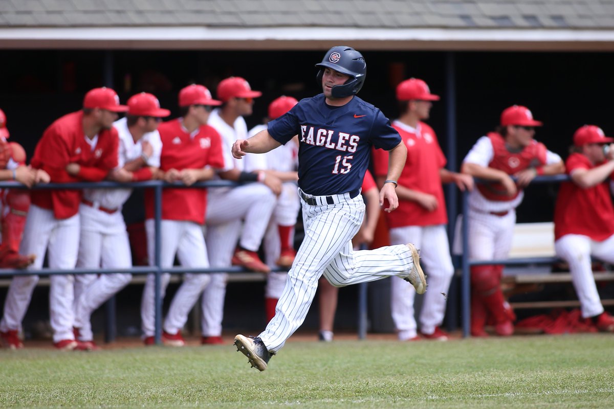 Unable to overcome Newberry's quick start, @CNBaseball moves to the loser's bracket despite out-hitting the Wolves, falling 8-1. Eagles regroup and await the winner of Coker/Wingate at 5:30 pm 📰bit.ly/44repv2