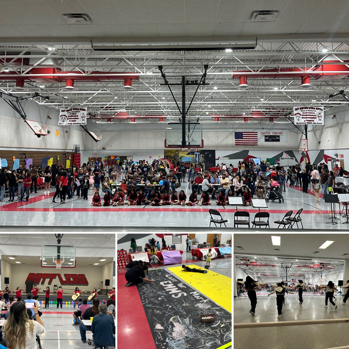 EMMS Viva la Fiesta! Got to meet our future Rattlers and show them what we’re all about 🐍🖤❤️ #STRIKE @EMMS_Gutierrez @Team_EMMS @PenaPaulette12