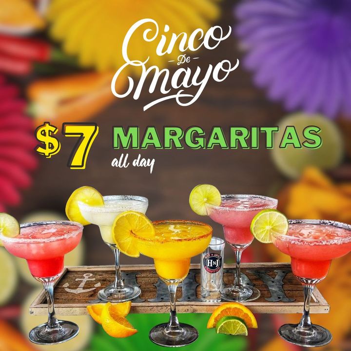 See you all on Cinco De May for $7 Margaritas! 🍹😋
.
Find a location near you! 👇 
hotnjuicycrawfish.com/locations
.
*Disclaimers: Must be 21. Dine-In Only. Limit 2 per person. Cannot combine with other offers. While supplies last.
#Seafood #SeafoodBoil #CincoDeMayoPlans #Margaritas