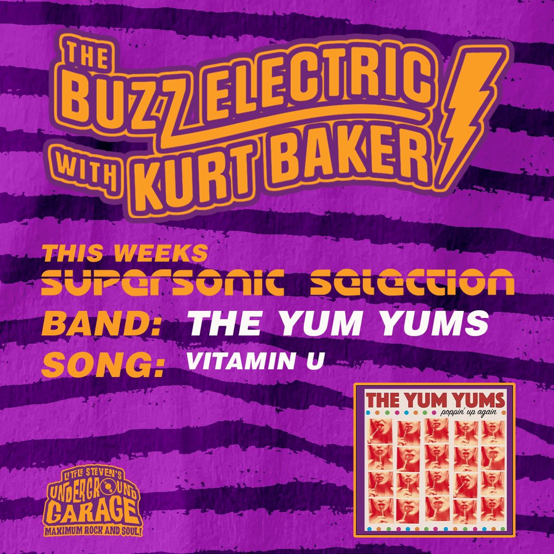 I love The Yum Yums! Played a new one from them on todays show. The Buzz Electric Saturday’s 4-8.00am @SIRIUSXM @littlesteven_ug