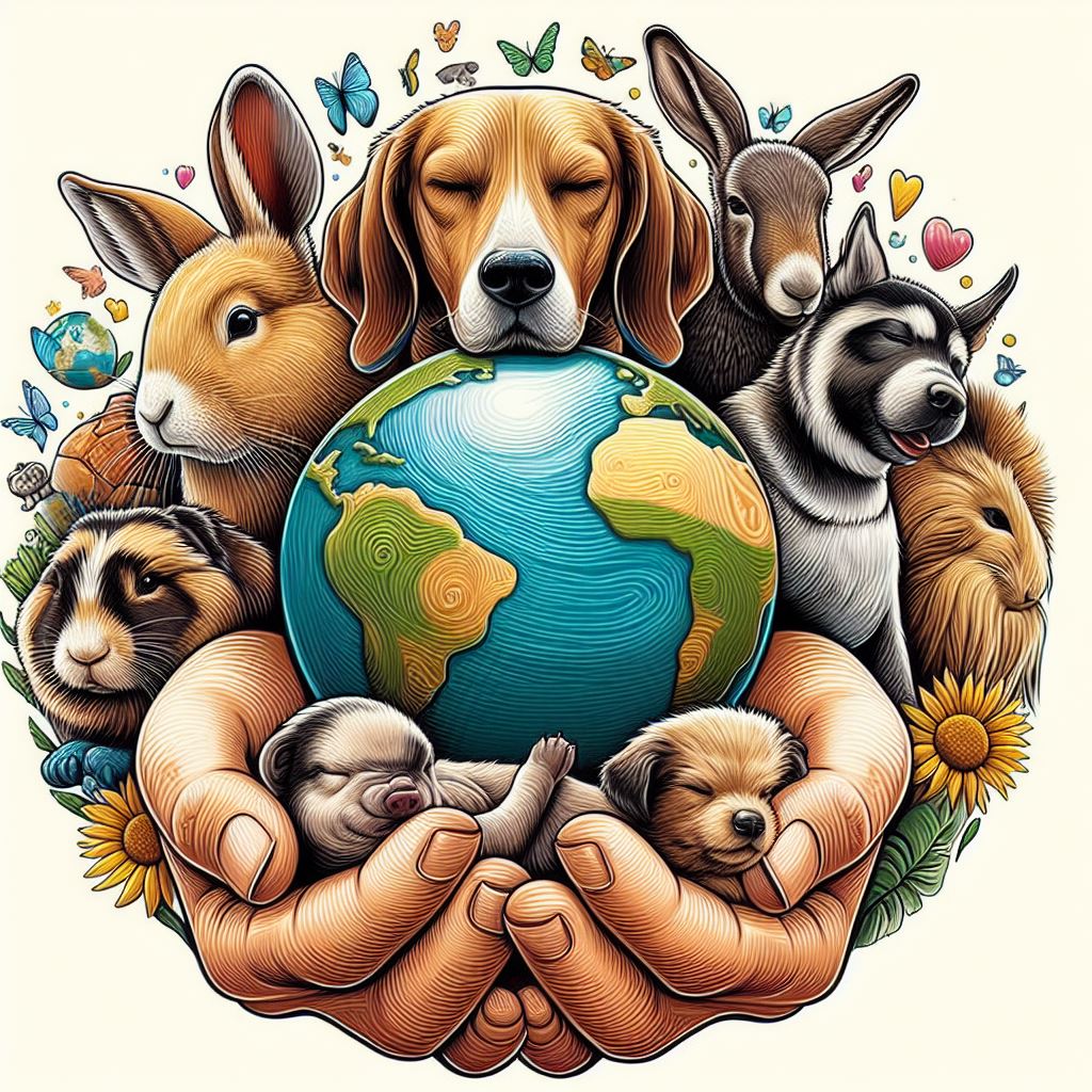 🌍🐾 En un mundo donde cada ser vibra con vida, la conexión entre animales y humanos es un lienzo de compasión. Cuidemos de nuestros amigos sin voz como cuidaríamos de nosotros mismos. #Unidad #RespetoAnimal #ConvivenciaArmoniosa 🐾🌍