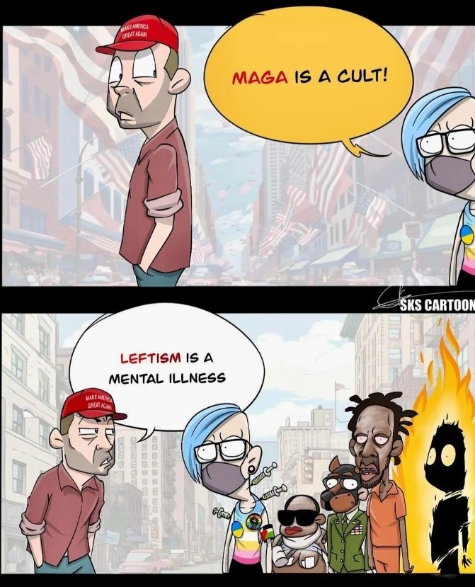 US 🇺🇸 MAGA vs them the left liberals #MAGA #MagaRepublicans