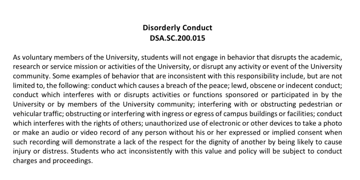 Not only does @OleMiss tout its DEI policy on its website but it clearly spells out that racist speech isn’t acceptable in their student code of conduct. It also outlines that “lewd, obscene, or indecent conduct” is considered disorderly conduct. Expel. Every. Single. One. Of.…