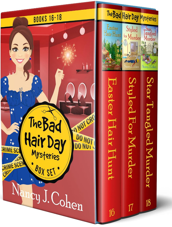 📕 The Bad Hair Day Mysteries Box Set Volume Six:
Books 16-18
Author: Nancy J. Cohen @nancyjcohen

📚📔📕📙📓📒📗📘
@LanceScoular • The Savvy Navigator  🧭🌐
#amazoninfluencer #book #ad #amazonbooks #fromtheauthorsmouth #mystery #anthologies

amazon.com/Bad-Hair-Day-M…