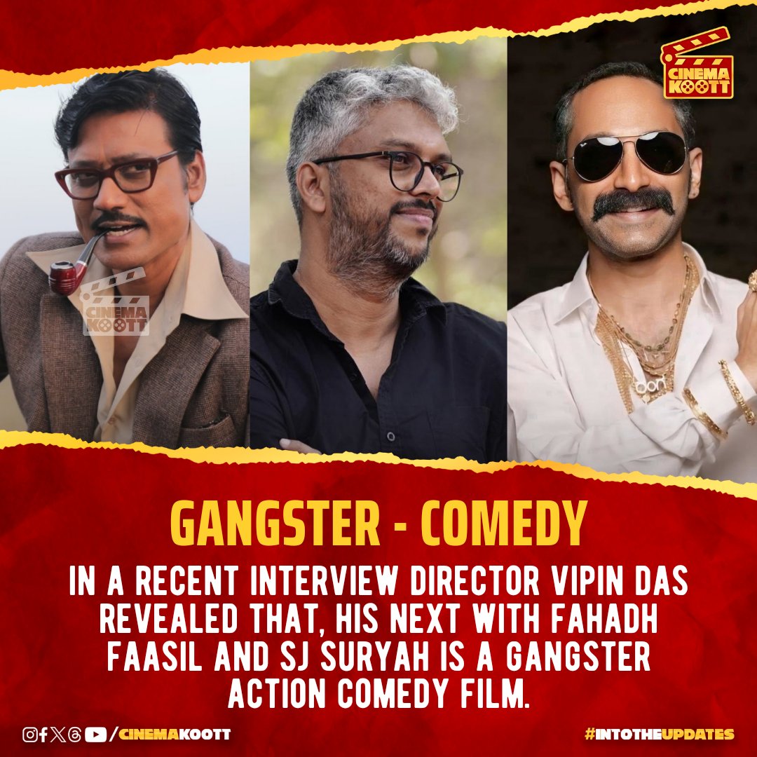 Gangster - Action - Comedy #VipinDas #FahadhFaasil #SJSurya _ #intotheupdates #cinemakoott