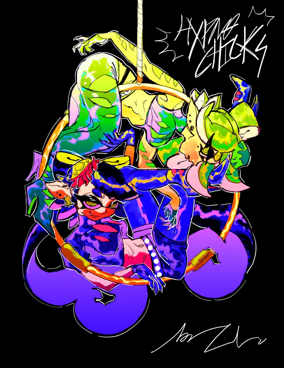 Let's have some fun, this beat is sick I wanna take a ride with a hypno chick 
#splatoonart #squidsisters