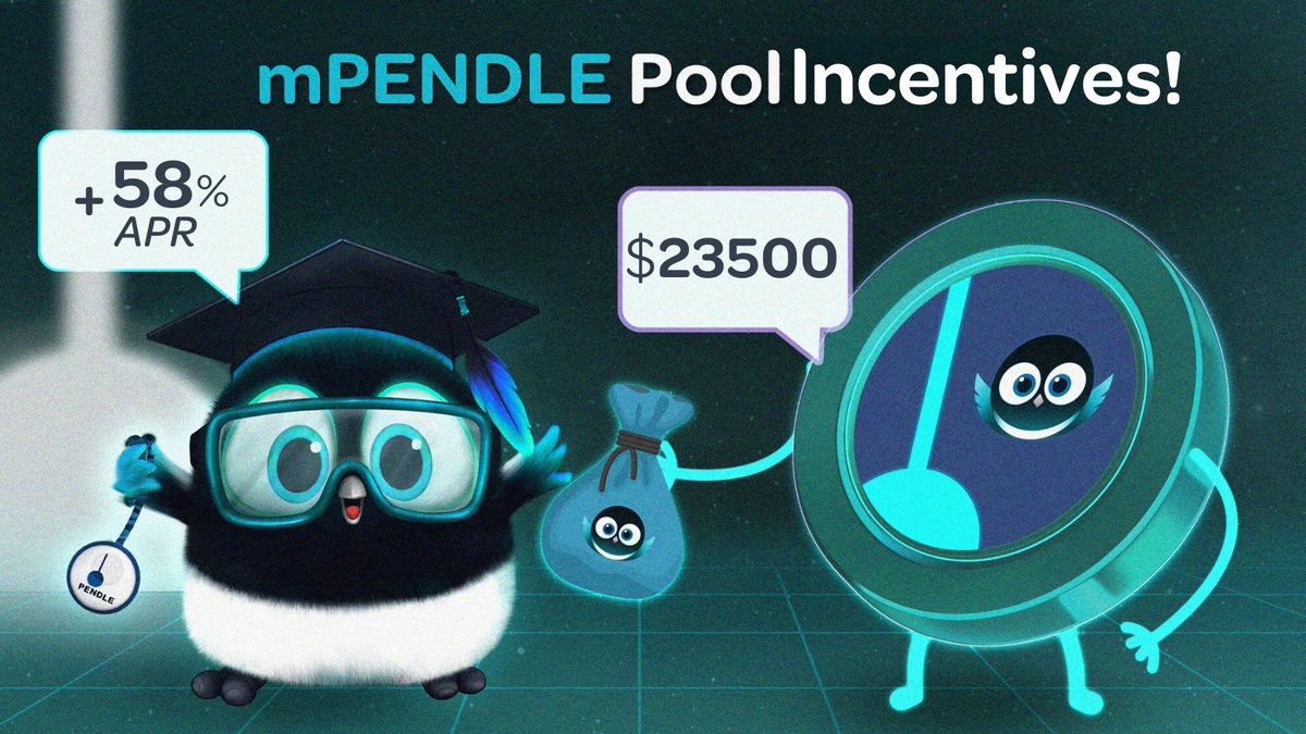 Discover the generous $PNP rewards in the Penpie Voting Market!😉 Penpie rewards mPENDLE pool voters with over $23,500 in voter incentives, boasting an impressive 58% APR. Get involved with the vlPNP and vePENDLE Gauges today.📈 Cast your vote and unlock these benefits!🗳️