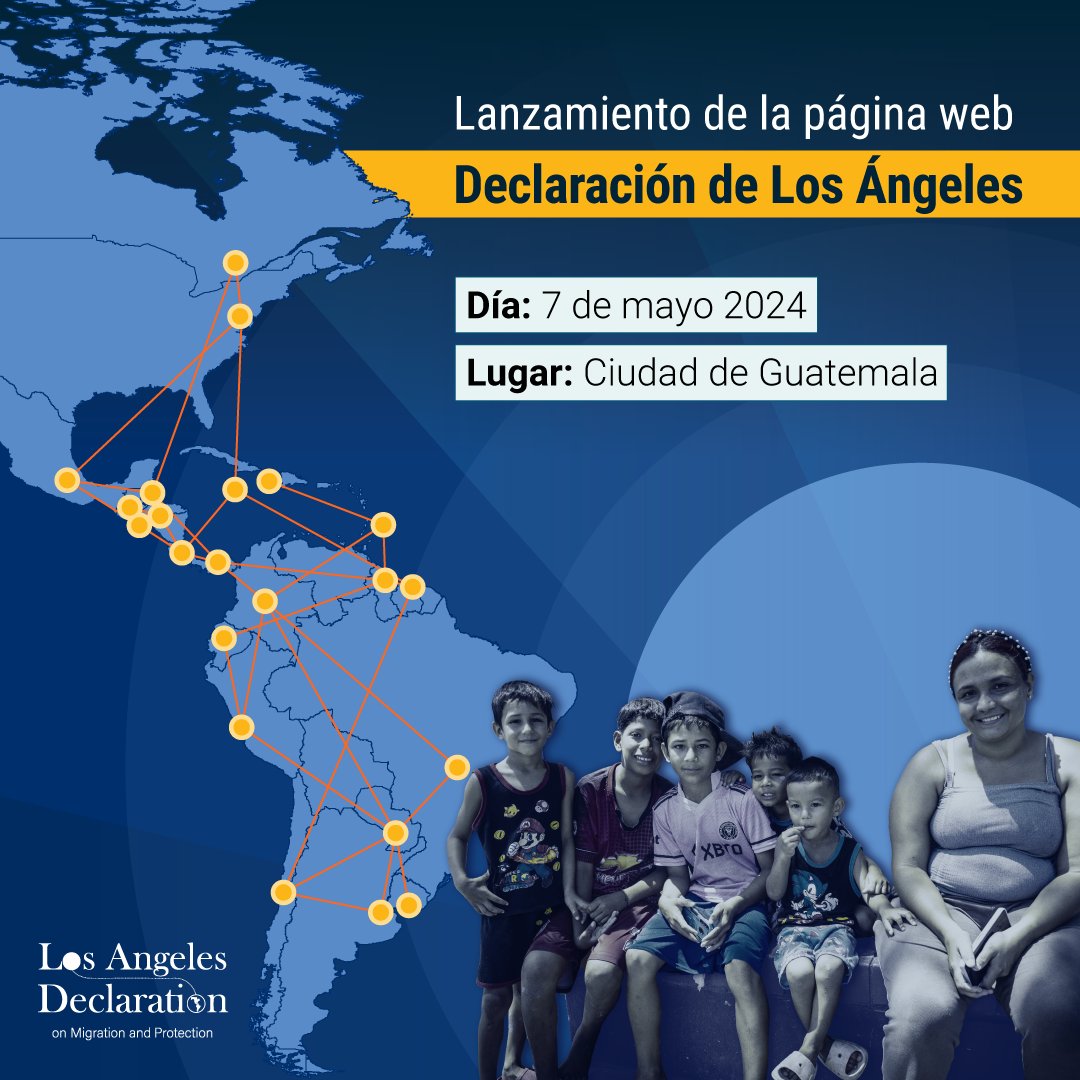 🌟 En solo 3️⃣ días, descubre políticas innovadoras, compromisos estatales, cifras y tendencias sobre migración en las Américas, todo en un solo lugar. #DeclaraciondelosAngeles