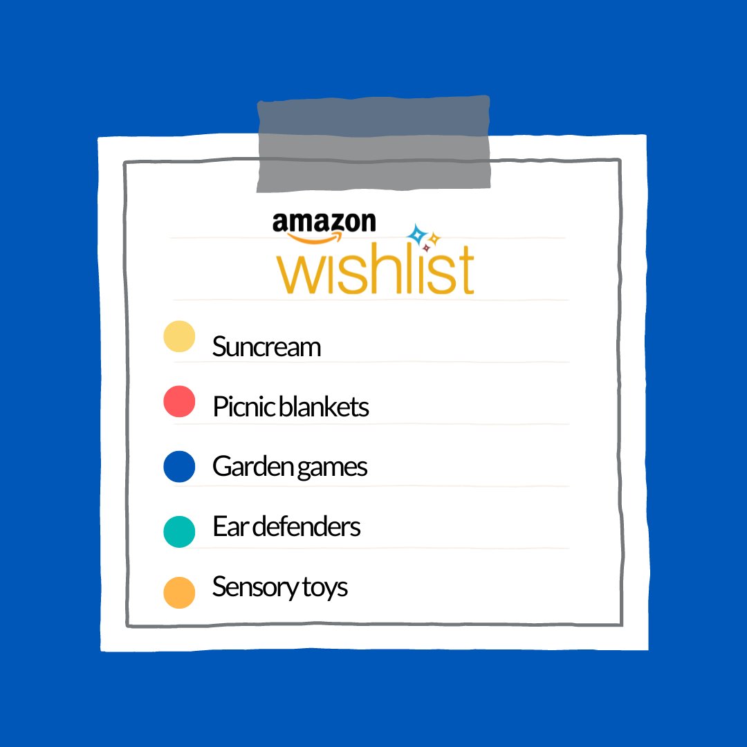 📣 We need your help! This summer, we’re planning an incredible event where we’ll be granting 210 wishes for children living with critical conditions ⭐ Can you donate any of the goodies on our Wishlist to make these wishes as magical as possible?👇 amzn.eu/fIEcwXc