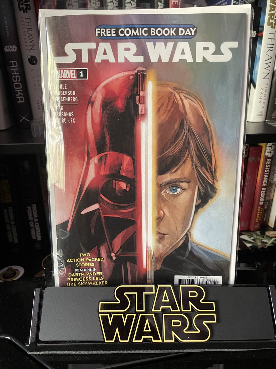 Support your LCS. If you’re picking up @Freecomicbook releases, make sure to actually buy something too. (I picked up some JTC action figure variants.) #starwarscomics #starwars #FreeComicBookDay #Maythe4thBeWithYou