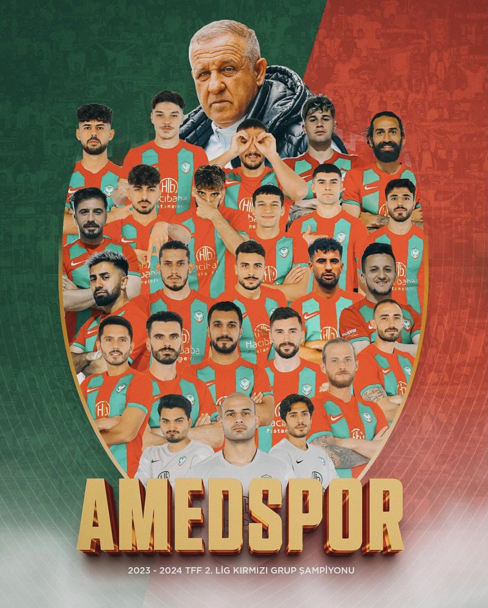VADSİAD (@vadsad5) on Twitter photo Amedspor’un şampiyonluğunu kutluyor Tff 1. Lig’te başarılar diliyoruz.
#Amedspor
#ŞampiyonAmedspor Amedspor’un şampiyonluğunu kutluyor Tff 1. Lig’te başarılar diliyoruz.
#Amedspor
#ŞampiyonAmedspor