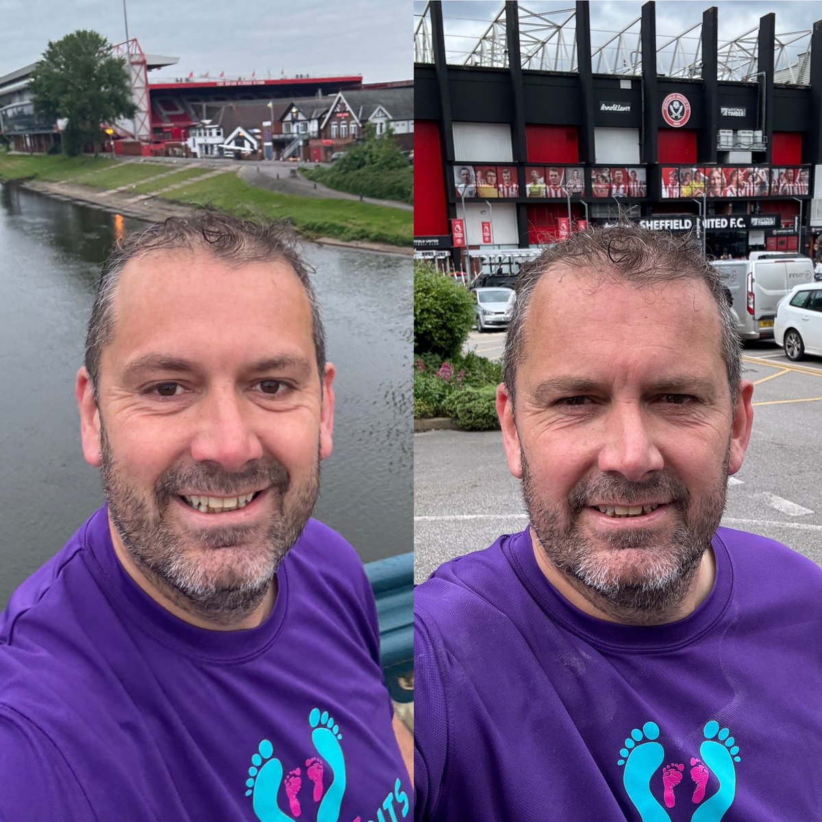 Today, I ran from the WFCG to Bramall Lane, it came out at nearly 41 miles 😳

One step in front of another, digging deep into new levels of determination, I’m so proud of what I have achieved! 

And, #nffc got the W 🙌

I’m sorry, I’m happy… I so grateful for so much support ❤️