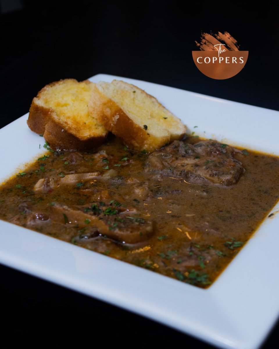 Taste flavors like no other in our Braised Oxtail Soup. Served hot!

#FineDiningExperience #GourmetLovers #FoodConnoisseurs #NewKingstonEats #JamaicanCuisine #DineInJamaica #EscapeTheOrdinary #IndulgeInLuxury #savorthemoment