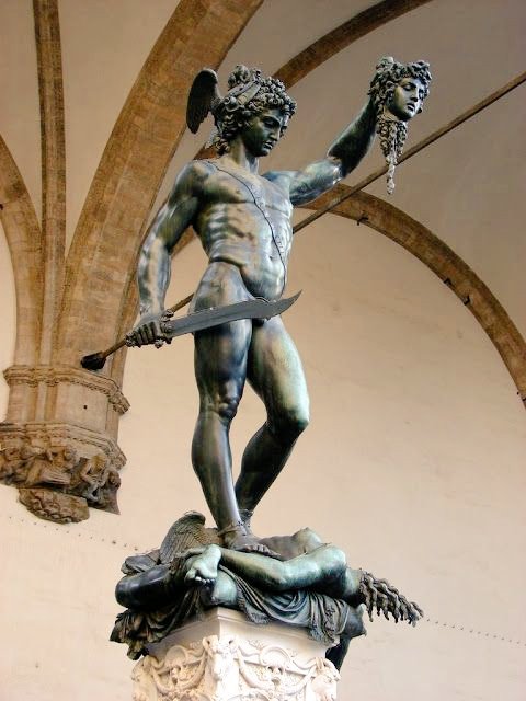 'Perseus and the head of Medusa' by B. #Cellini (1500-1571) #bronze #fineart