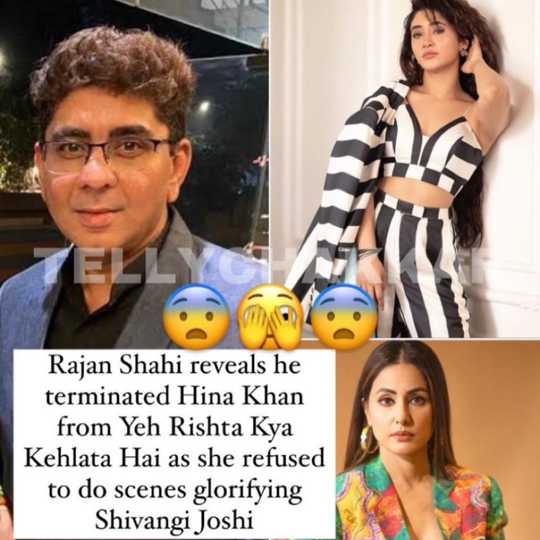 Dear #RajanShahi, #HinaKhan was literally 24-25 years old back then, when she portrayed #ShivangiJoshi’s (grown-up Naira’s) mom! This showcases her versatility as an actress! 😤

Why would any actress perform scenes that glorify another actress & steal her limelight? 😅 …