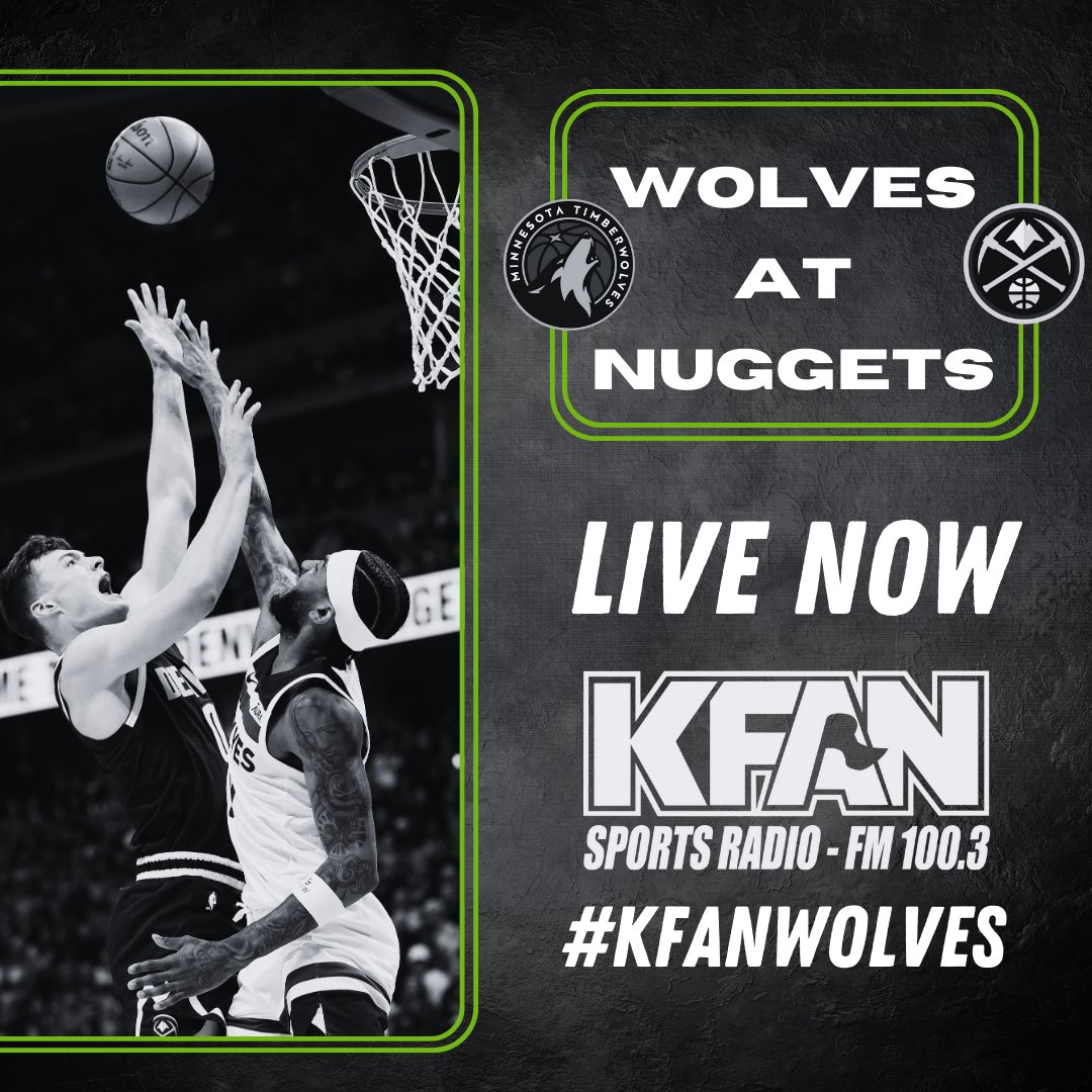 NOW: Game 1 of the Western Conference Semifinals between the #Timberwolves and the Nuggets tips off! #KFANWolves #WolvesBack #NBAPlayoffs LISTEN: KFAN.com/listen