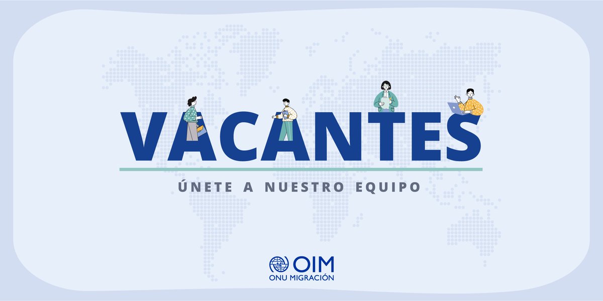 👨‍💻 ¿Estás buscando trabajo? En la #OIM México tenemos esta vacante para ti. 🔷 Asistente de proyecto contra la trata (J/TIP) Más detalles 👉🏽 bit.ly/VacantesOIMX.