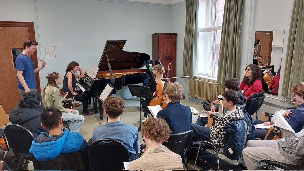 Great workshops for young composers at Junior @RCMLondon by @RiotEns today.