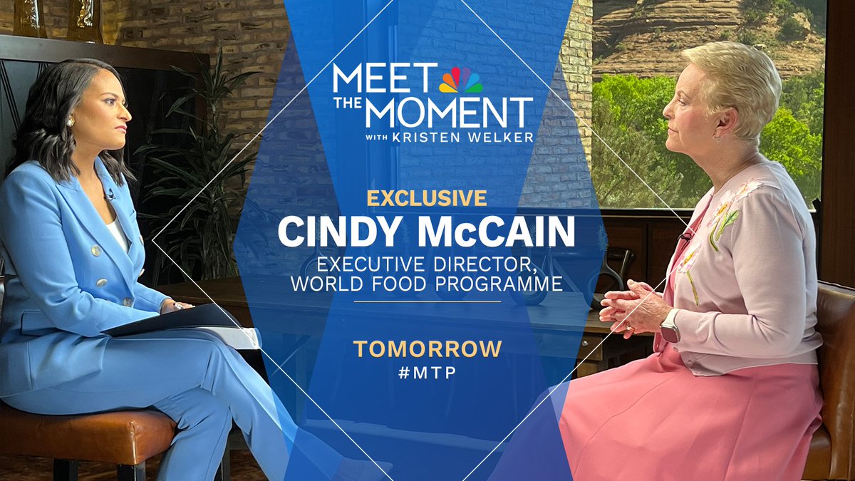 TOMORROW: An exclusive #MeetTheMoment interview with @cindymccain