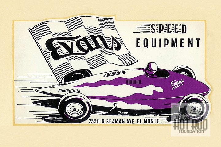 PHOTO OF THE DAY 𝚂𝚊𝚝𝚞𝚛𝚍𝚊𝚢, 𝙼𝚊𝚢 𝟺, 𝟸𝟶𝟸𝟺 Another hard-to-find item is this original Earl Evans Speed Equipment Decal from the early ‘50s. We call it Way Cool. (EVA_001) See more from this collection: ahrf.com/historical-lib…