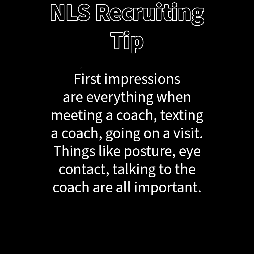 NLS Recruiting Tip 
#nextlevelsports #recruitme