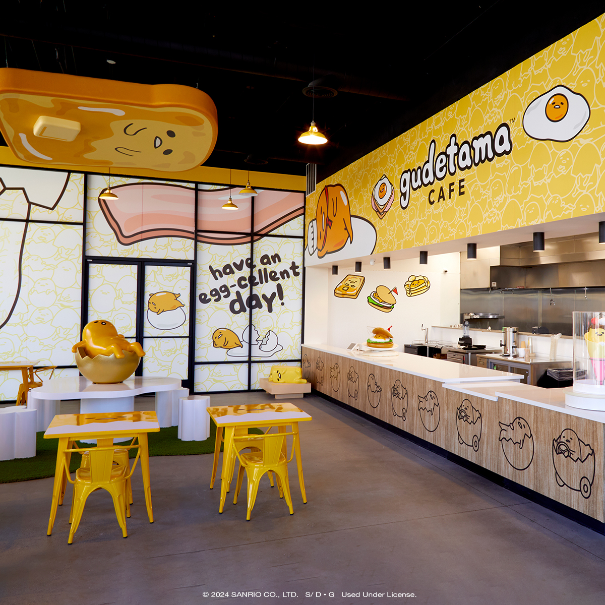 🍳NOW OPEN 🍳 Gudetama Cafe in Buena Park is now open! Stop by for some egg-cellent treats and drinks starting today at 11am ✨⁠ ⁠ 📍8340 La Palma Ave, Buena Park, CA 90620