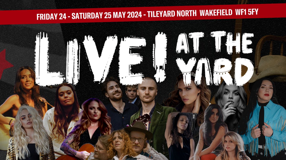 We can't wait to host you on Spring Bank Holiday weekend for TWO evenings of live music + an afternoon with good food, drinks, activities & all the country vibes! 🎟️ bit.ly/LIVEATTHEYARD ⭐️ Thanks to our event partners BCMA, Two Tribes, Carecoins & The Whisky Exchange