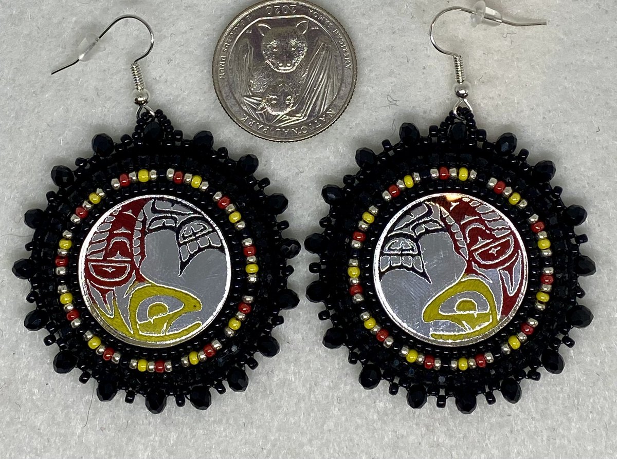 $80 Formline Salmon - perfect for Celebration! Snag for Auntie-free shipping w code YODA.
@NDNbeadmarket 
@IndigenousBeads 

look-beadwork.myshopify.com