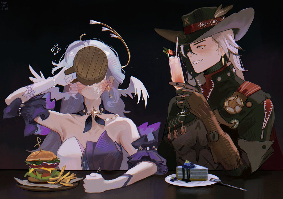 Robin and Boothill🍻🎀🍰
#HonkaiStarRail