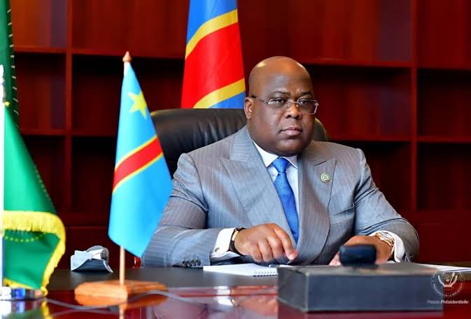 #RDC 🇨🇩Le Président congolais Félix #Tshisekedi sera l'invité de @LCI ce samedi soir à 20h. Plusieurs questions d'actualité seront abordées, notamment la guerre dans l'est du pays,la relation avec la France et @EmmanuelMacron, l’énorme enjeu de la République Démocratique du…