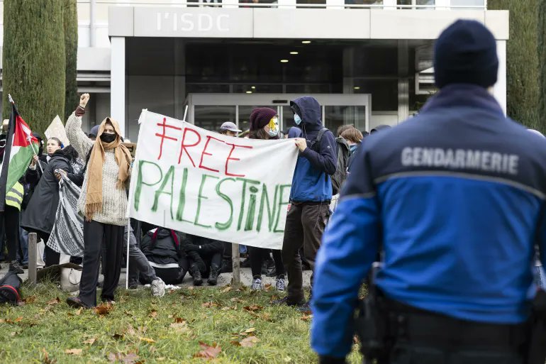 Scores of pro-Palestine activists occupied a building at Lausanne University in Switzerland in protest against the genocide in Gaza, demanding for an end to scientific cooperation with Israel.