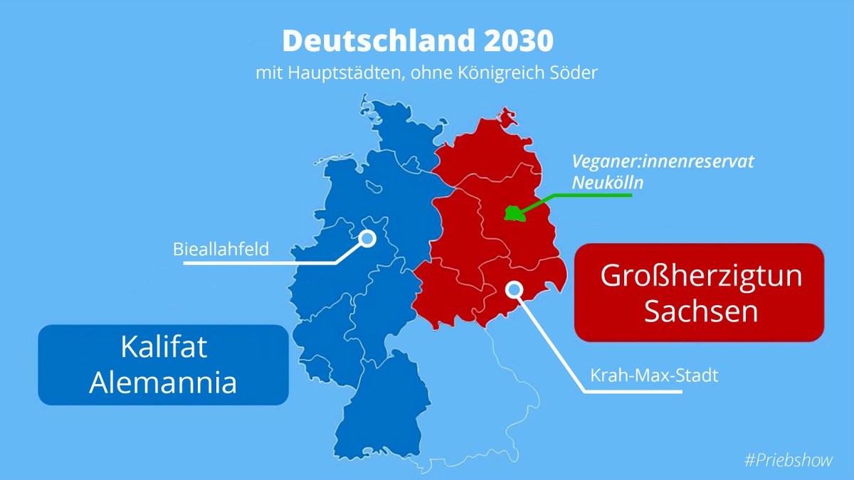 Wie findet ihr den Lösungsvorschlag vom V-Leute-Stammtisch Ostsachsen? #Priebshow #Satire