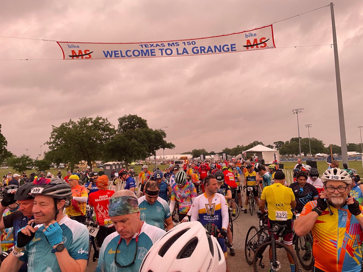 Last weekend through wind and a little rain, Libby and Lisa cycled 150 miles over 2 days from Austin to LaGrange and on to College Station. All in support of the Multiple Sclerosis Society.