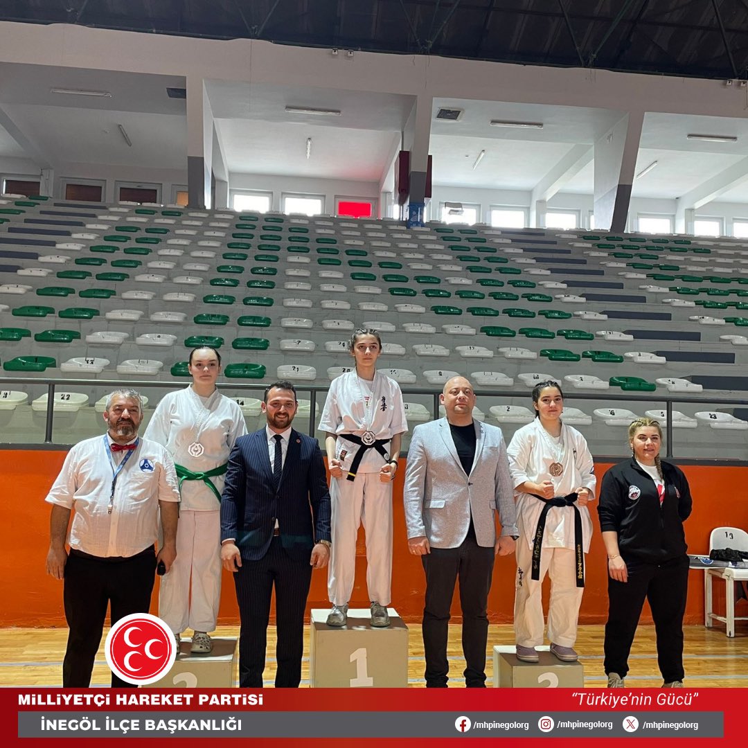 mhpinegolorg's tweet photo. Çevre ve Sağlık İşlerinden Sorumlu Başkanımız Enes ÜÇKARDAŞ, Yönetim Kurulu Üyelerimiz ve Belediye Meclis Üyelerimiz ile birlikte Budokaido Kumite Kulüpler Kupa Turnuvasına Katıldık . 
#MHP #inegöl #mhpinegöl https://t.co/C1WtPy0Ahf