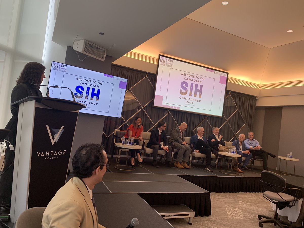 Round table discussion with experts. >Canadian SIH conference 2024