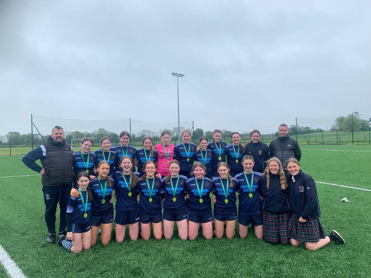 Congratulations to our Junior Soccer Team who defeated a very strong Coláiste Bhríde, Carnew team in a pulsating Leinster Regional 2 Final. Special mention to Rachel Phelan who scored a hat trick ⚽️ ⚽️ ⚽️ . Finally thanks to coaches Davy and Ray and Mr Chaney
