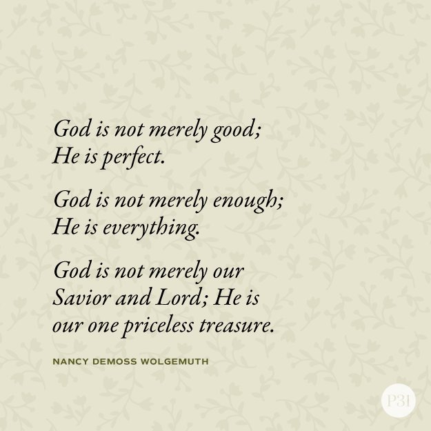 Perfection is spelled G-O-D. Have a blessed Sunday!