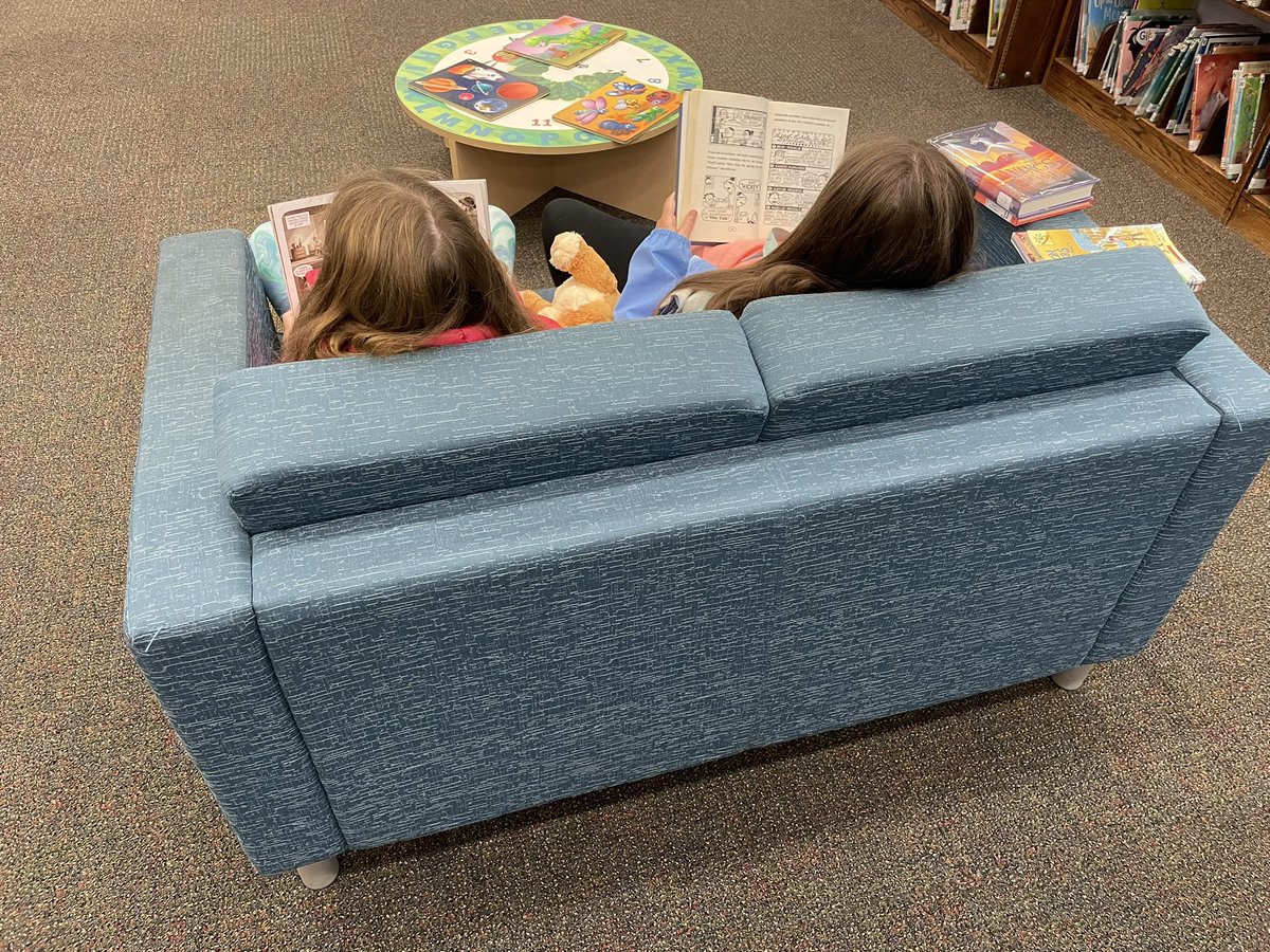 Saturday mornings were made for the library!