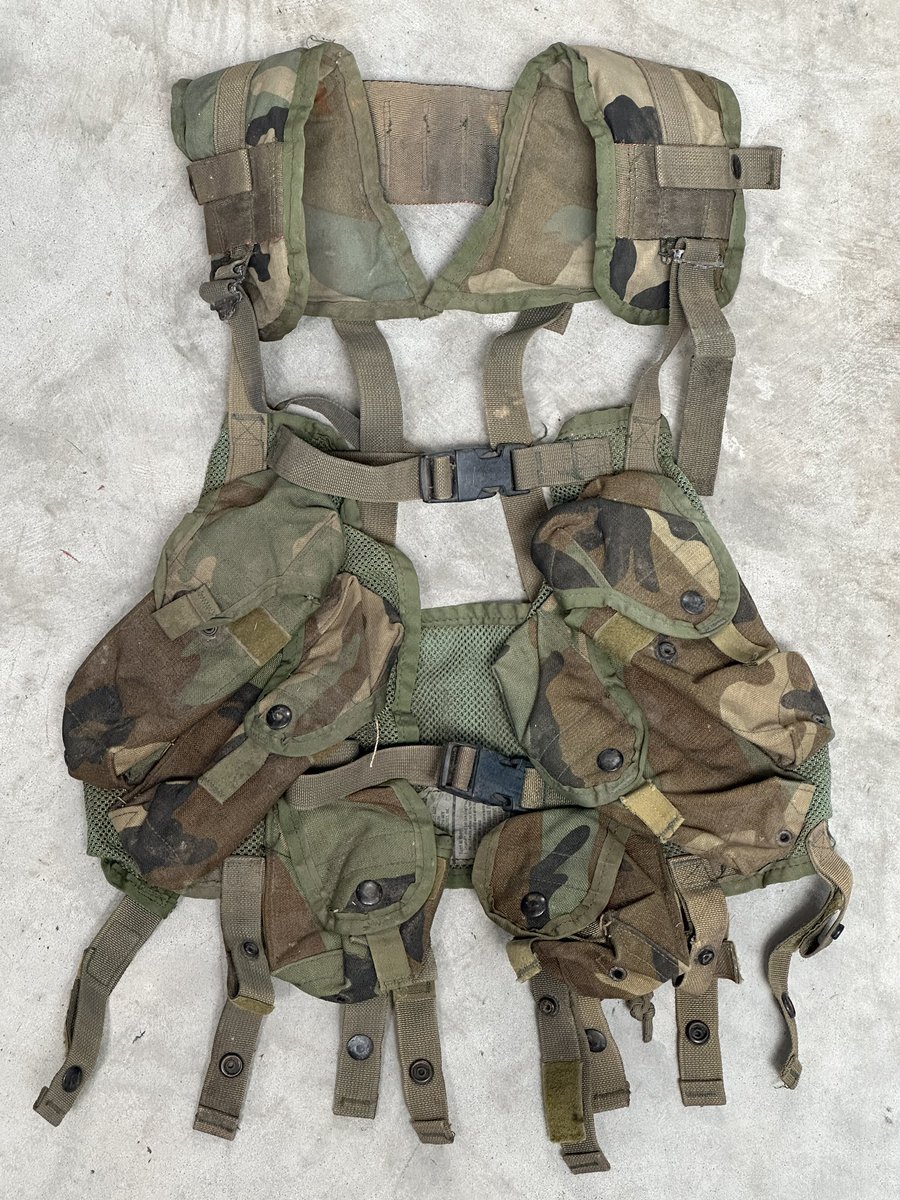 Woodland M81 enhanced load bearing vests 
.
.
.
#gearrack #militarysurplus #milsurp #armysurplus #military #army #navy #airforce #marine #infantry #specialforces #airsoft #usarmy #tacticalgear #tactical #veteran  #milsim #soldier #acu #ocp #camo #camouflage #militarygear