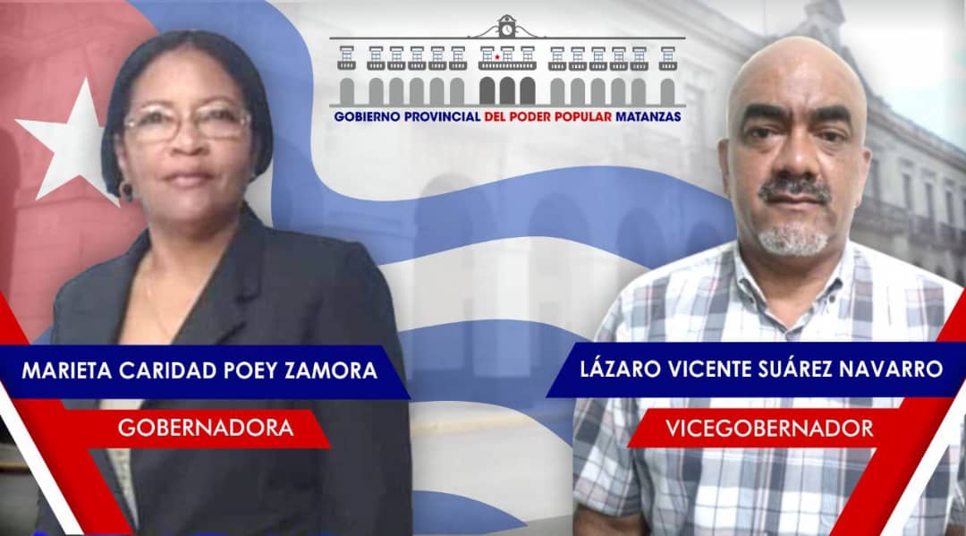 Muchísimas felicidades y éxitos en las nuevas tareas a mis hermanos Marieta y Lázaro, electos #hoy como Gobernadora y Vicegobernador respectivamente de #Matanzas. Un abrazo para ambos. La lucha continúa ❤️🇨🇺 #MatancerosEnVictoria #GenteQueSuma #Cuba