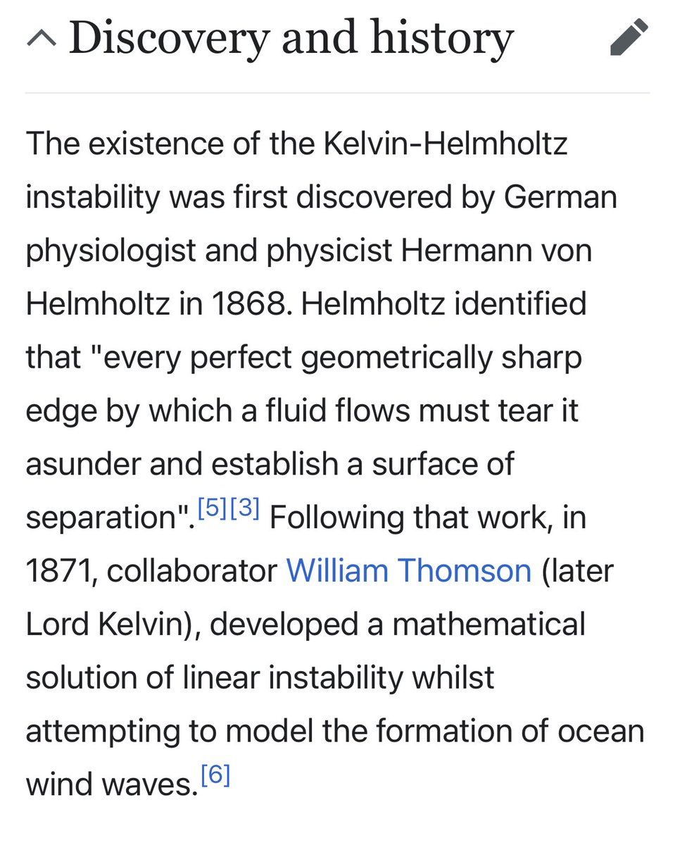 @V_van_Vanessa Deze frequentieaanval is in 1868 wetenschappelijk beschreven (dus sindsdien is de oorzaak bekend). Dat was ruim voor de uitrol van WiFi en 5G.

Als je je ongerust maakt kan je google'n op "Kelvin–Helmholtz instability", de ernst ervan valt gelukkig reuze mee.
