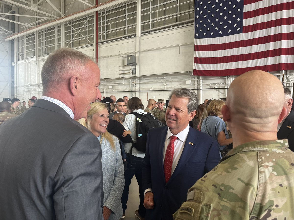 It was an honor to be part of today’s @GeorgiaGuard Change of Command ceremony. All of Georgia is thankful for MG Tom Carden’s service as @TAGofGeorgia, and we’re looking forward to MG Richard D. Wilson’s strong leadership as he steps into the role.