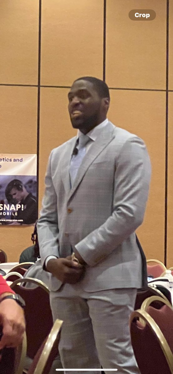 Thank you Sam Acho for speaking to us today at the @IllinoisAD conference!
