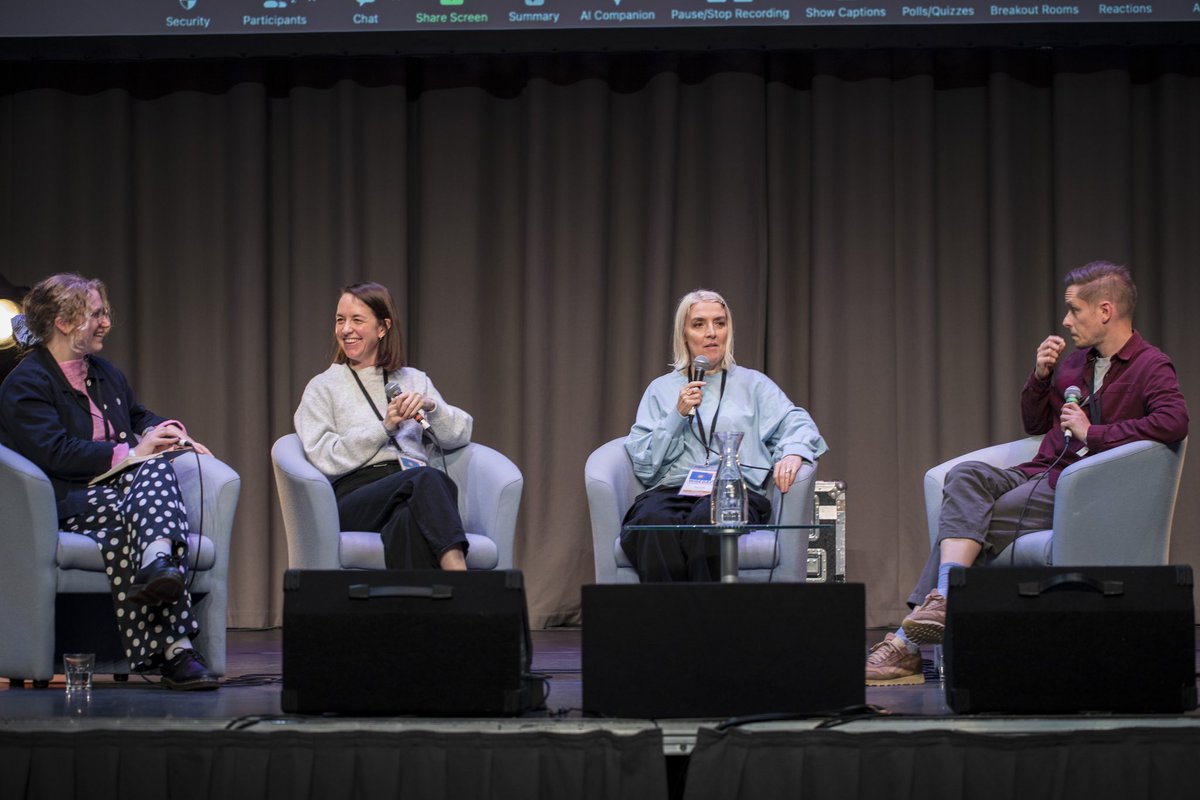 It was brilliant to host a panel at Wide Days festival in Edinburgh. Discussing challenges facing the industry and reasons to remain cheerful with representatives from @EmmaAlliance, @IMPALAMusic and the Association for Electronic Music. 📸 @JannicaHoney // @widedays