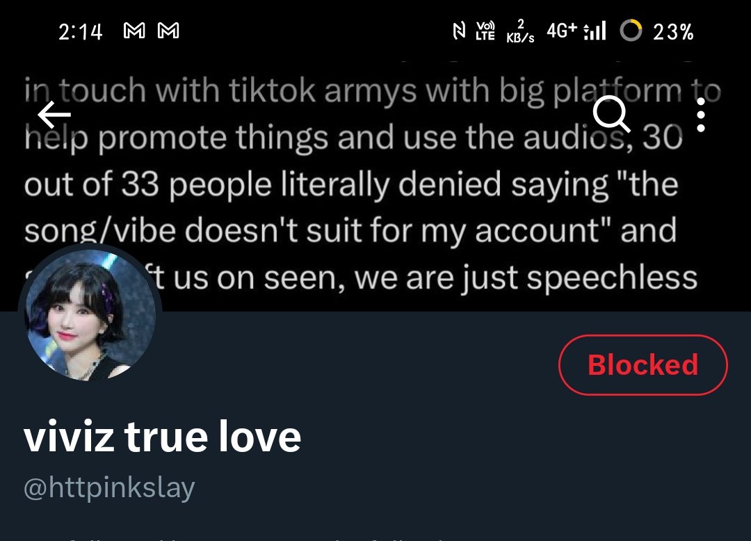 Hi newjeans , babymonster , viviz  and ive fans .. please be alert with this X account.idk how to call this sh*t..but this sh*t will imitate other gp that he/she hate by using either this 4 gp name & create war with other fandom.. and mind you this is the diehard lesser**** fans