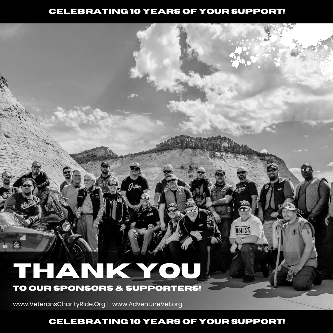 Gratitude to each and every sponsor and supporter who has joined us on this incredible journey. Your belief in our cause inspires us to keep pushing forward, no matter the challenges. Together, we're forging a brighter future for veterans. #VeteransSupportingVeterans #ThankYou