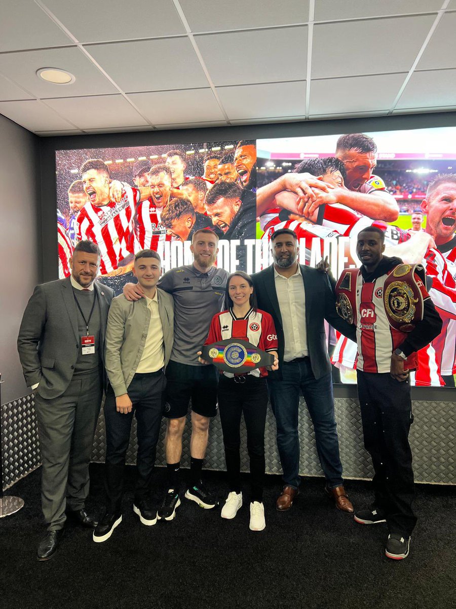 All the months of hard work for @shakielthompson & @nicola_hopewell_ worth it✔️ A big thanks to @sheffieldunited , @paulreeves1976 & @oli_mcburnie for looking after us as always. We appreciate you❤️