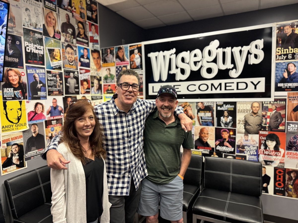niccodriver's tweet image. It was a great night with @adamcarolla and surprise guest @drdrew at @WiseguysUtah last night.