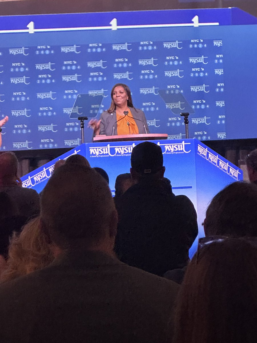 Always excited to see @TishJames ! She is always looking out for the underdogs and making sure that the word accountability isn’t just for some. #nysutra