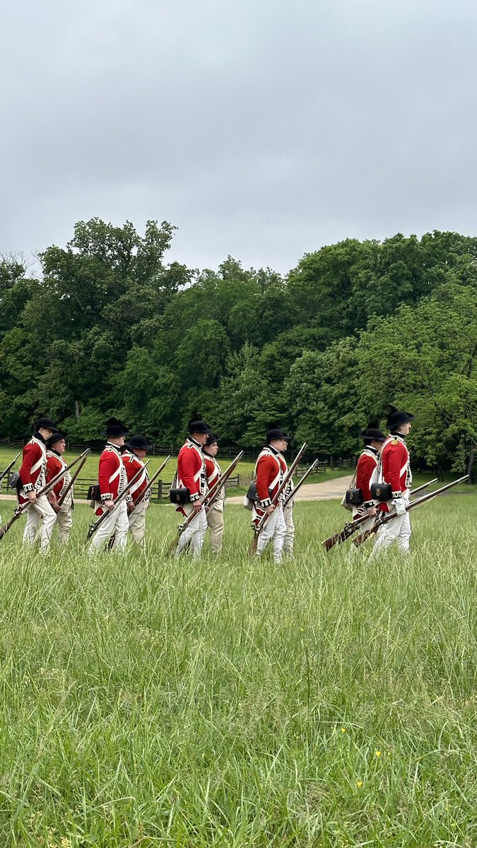 Revolutionary War Weekend has begun! Witness military drills, visit with camp followers, and much more today and tomorrow: bit.ly/3UqxhWf